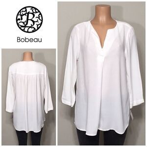 Bobeau white blouse. NWOT